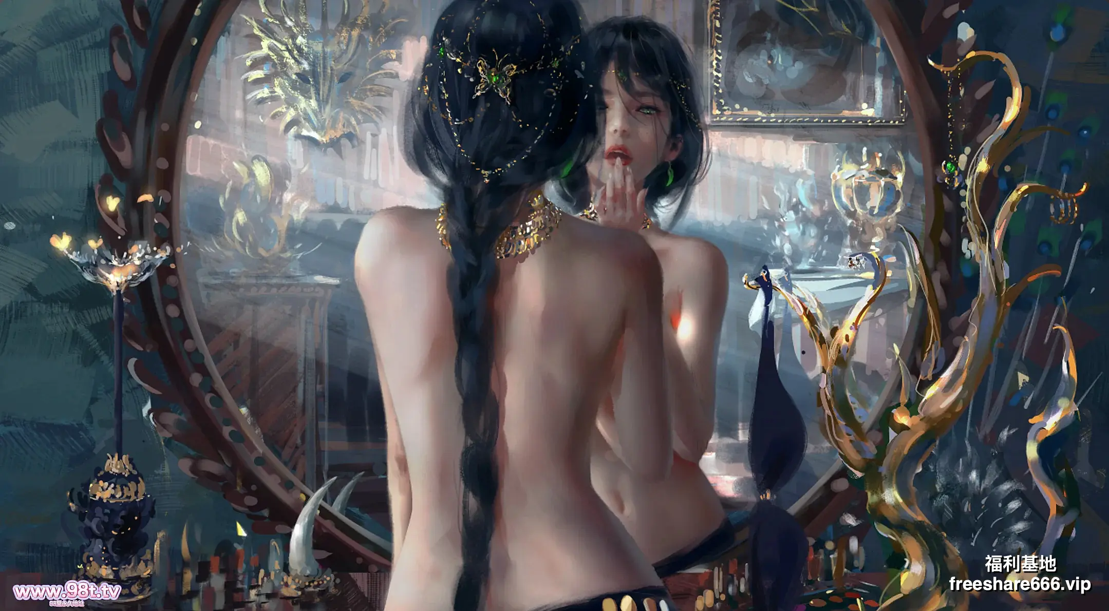 大神画师Wlop 鬼刀 云虫等作品4K 8K画质1200P/9.5G