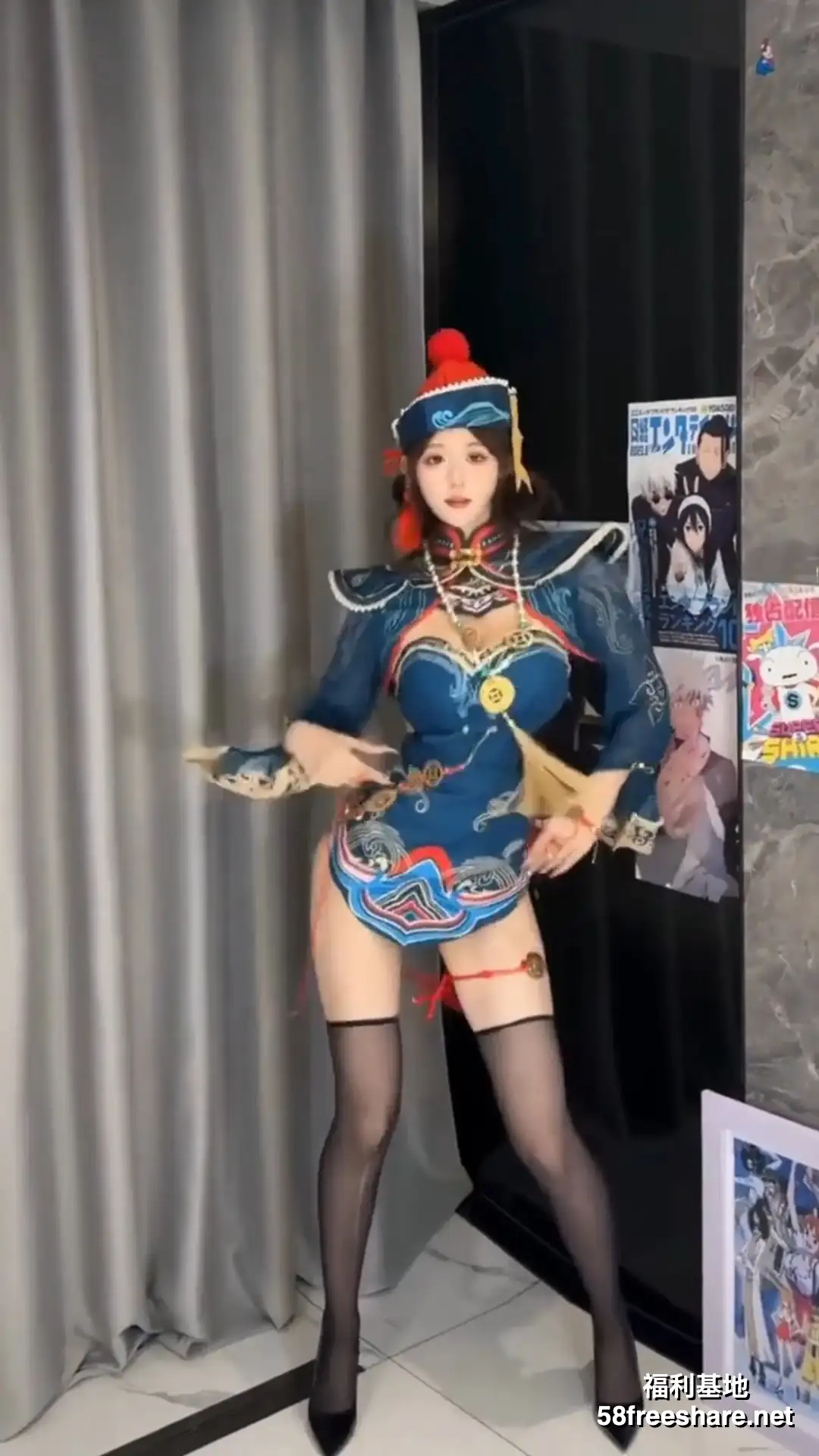 抖音超蓝布罗莉